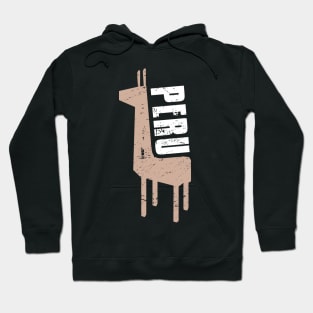 Retro Peruvian Peru Alpaca Hoodie